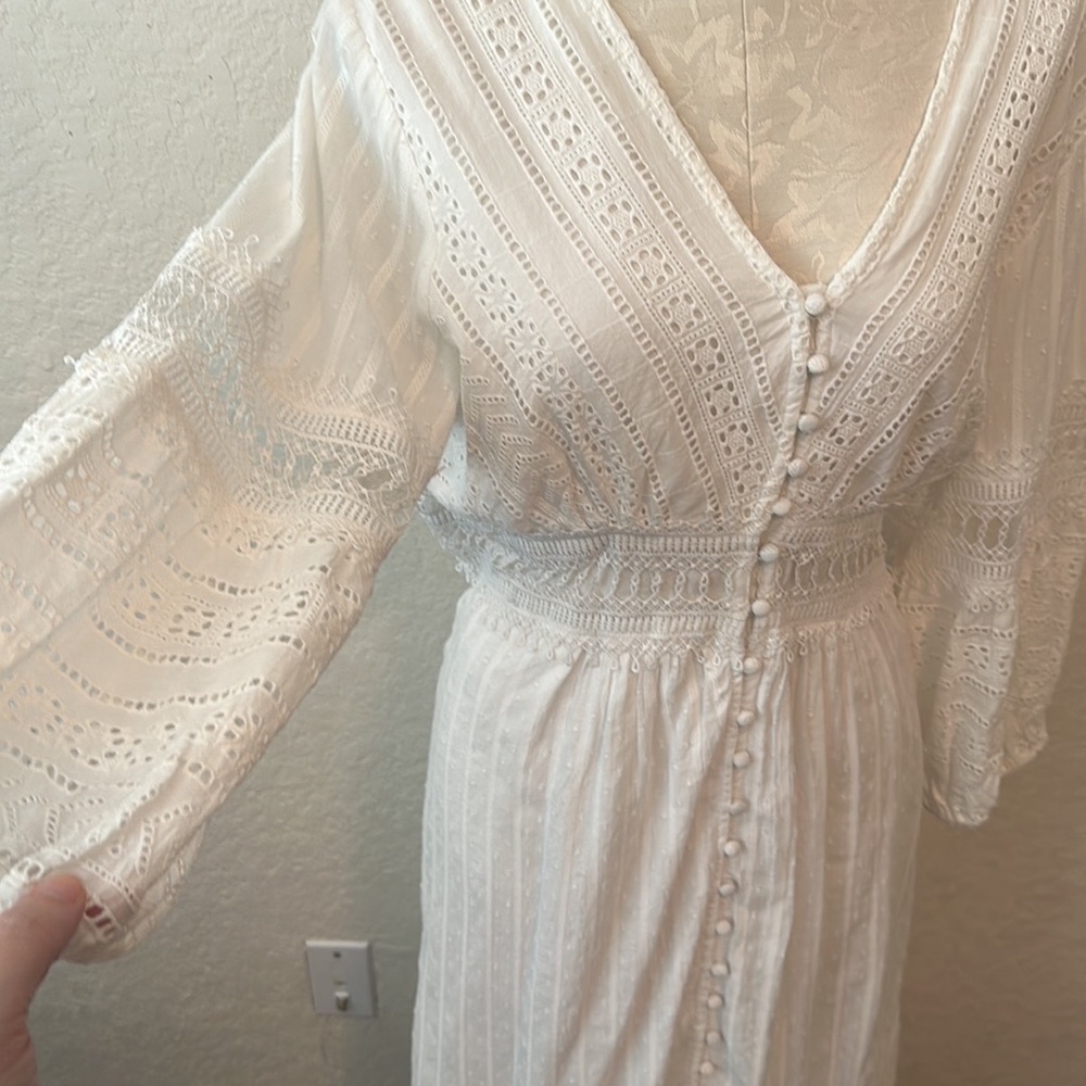 Anthropologie Ebba Eyelet Dress - Picture 5 of 7